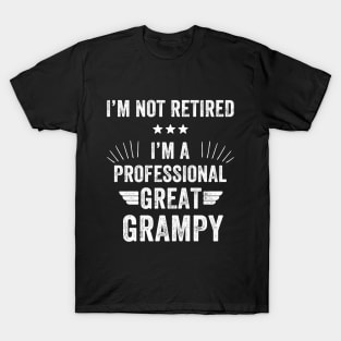 I'm not retired I'm a professional great grampy T-Shirt